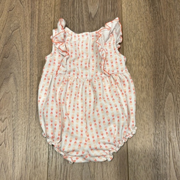 Janie and Jack Ruffle Pineapple Romper - Picture 2 of 3